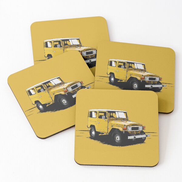 Item preview, Classic Japanese off-roader (Yellow) designed and sold by ApexFibers.
