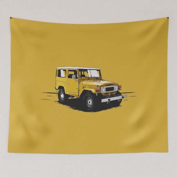 Item preview, Classic Japanese off-roader (Yellow) designed and sold by ApexFibers.