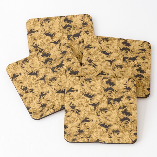 Item preview, Elegant abstract golden shapes designed and sold by SulkaCreative.