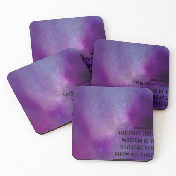 Item preview, The only true wisdom is in the knowing you know nothing designed and sold by SummersSnaps.