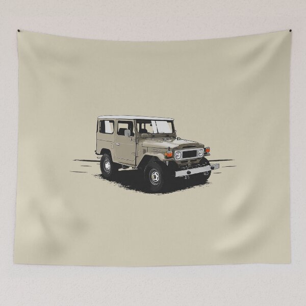 Item preview, Classic Japanese off-roader (Beige) designed and sold by ApexFibers.