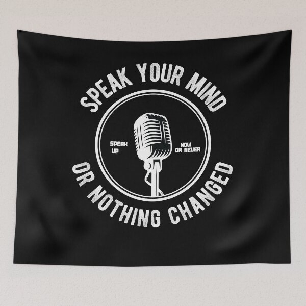 Item preview, speak your mind designed and sold by TheBFStore.