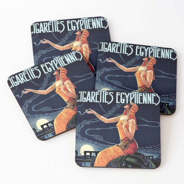 Item preview, Cigarettes Egyptiennes - Gaspar Camps 1924 - Vintage Advertising designed and sold by Culturio.