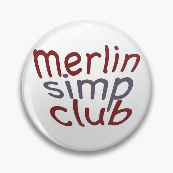 Item preview, Merlin simp club stickers designed and sold by merlinsimpclub.