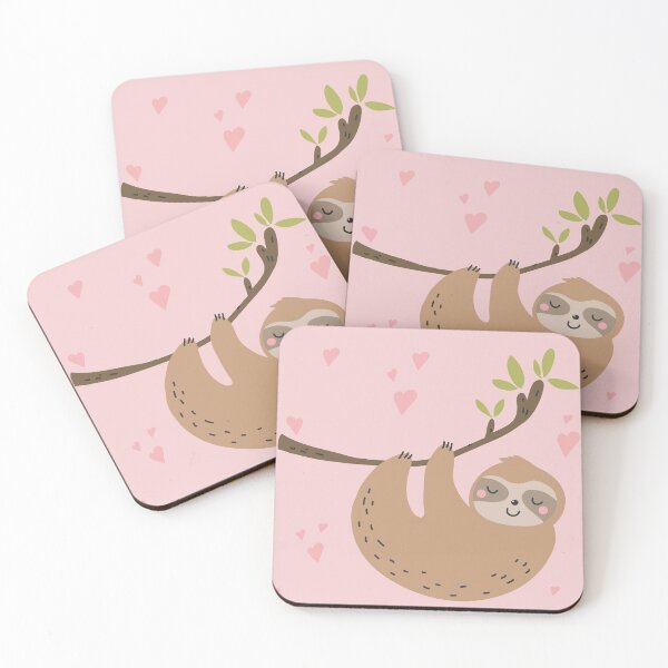 Item preview, happy valentines day sloth hearts  designed and sold by Gossip Rag.