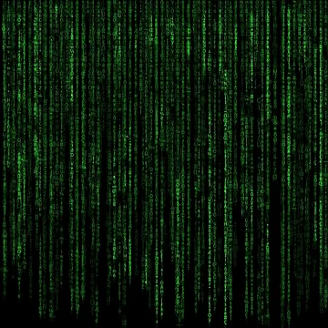 Artwork thumbnail, Matrix Code, The Matrix Binary Code Style by spiffykings