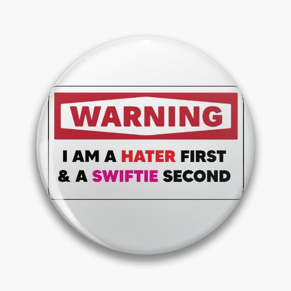 Item preview, hater first, swiftie second designed and sold by melizzz.