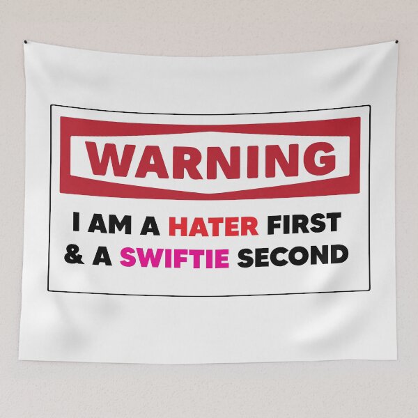 Item preview, hater first, swiftie second designed and sold by melizzz.