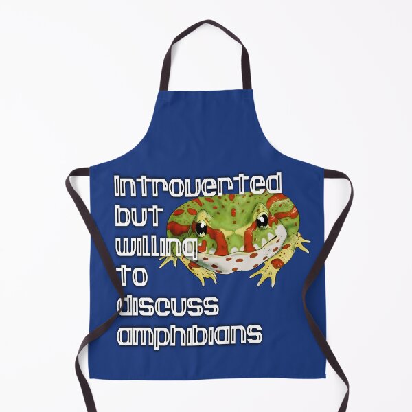 Item preview, Introverted but willing to discuss amphibians 4 designed and sold by Furiarossa.