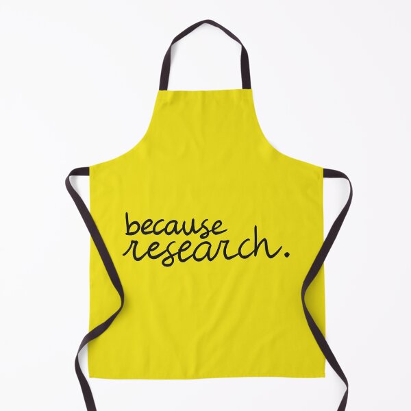 Item preview, because research. (black/yellow) designed and sold by PhDoer.