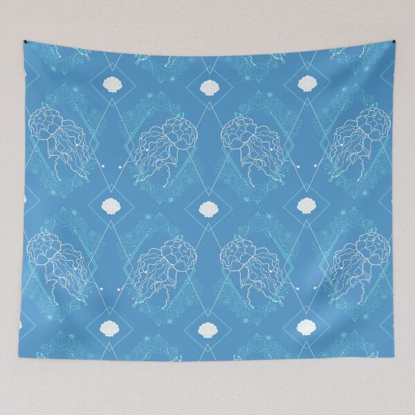 Item preview, Light Blue Jellyfish designed and sold by Carolina Diaz.