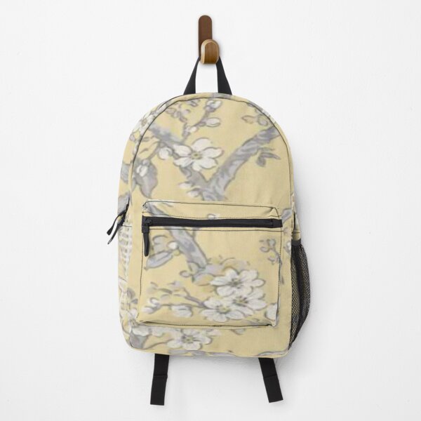 Item preview, Japanese Chinoises Floral Cherry Blossom Lantern Yellow Grey designed and sold by WearWolfDesigns.