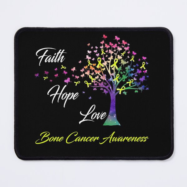 Item preview, Ribbon Tree Faith Hope Love Bone Cancer Awareness designed and sold by Tadmab.