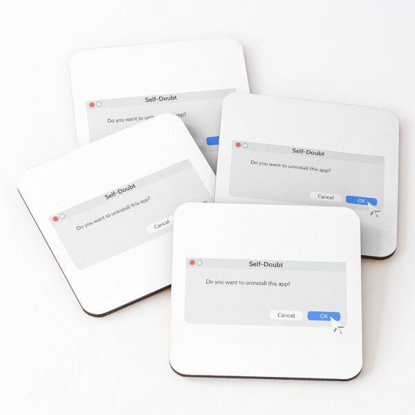 Item preview, Uninstall Self-Doubt - Trust Yourself designed and sold by CuddleStore.