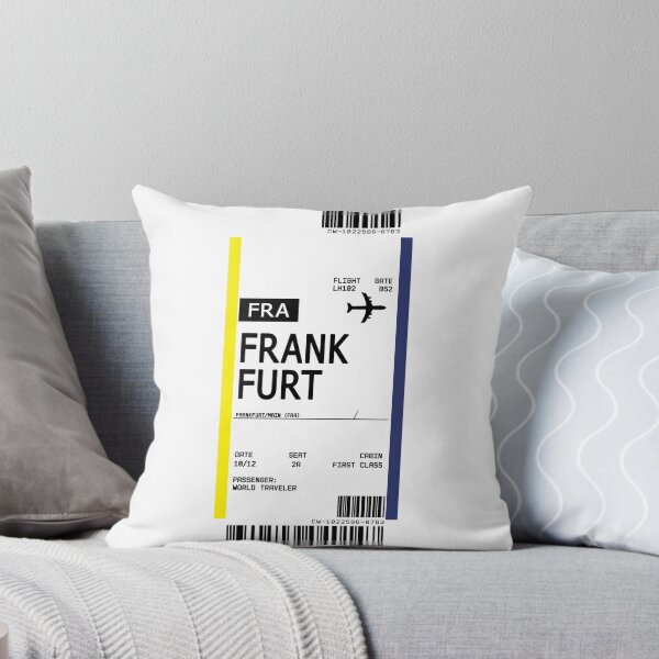 Item preview, First Class Ticket Boarding Pass Frankfurt designed and sold by TimelessChic.
