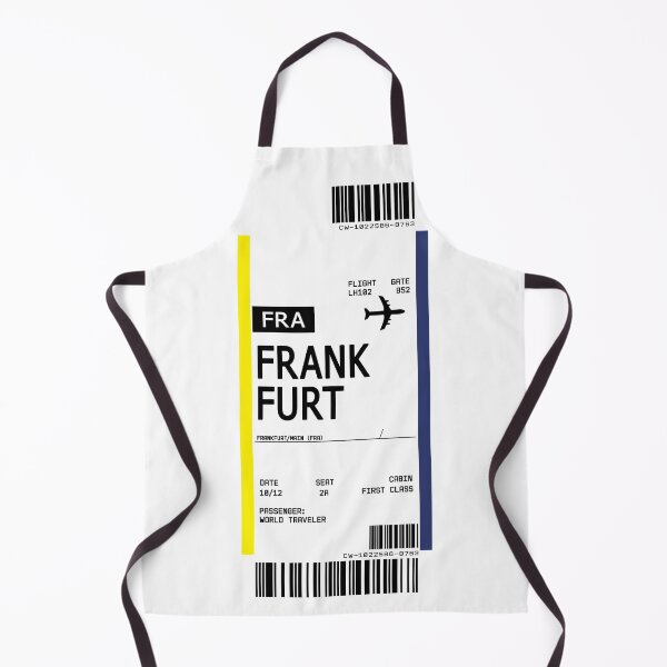 Item preview, First Class Ticket Boarding Pass Frankfurt designed and sold by TimelessChic.