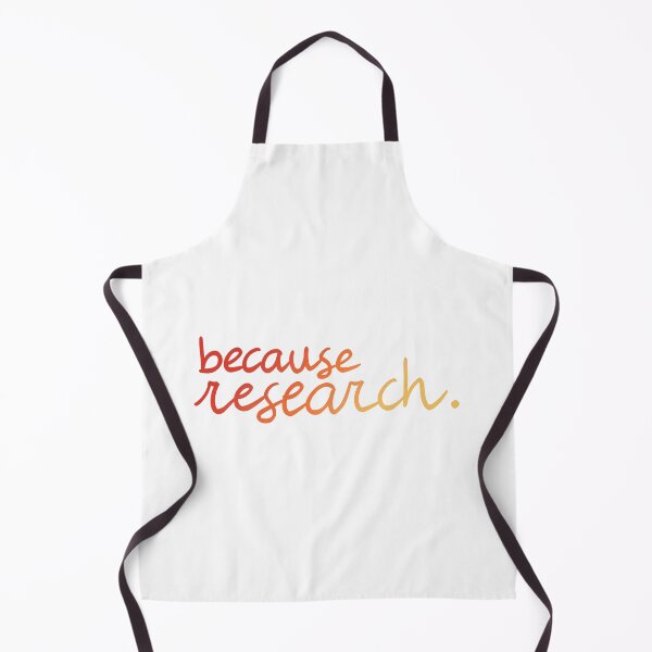 Item preview, because research. (warm colours) designed and sold by PhDoer.