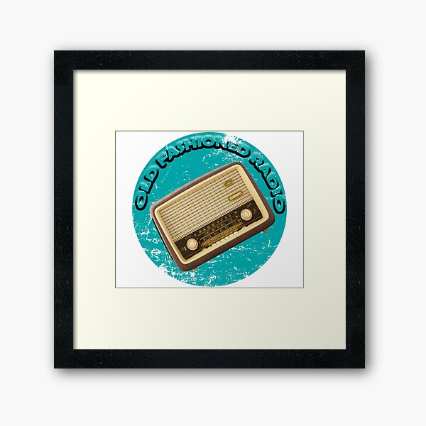 Item preview, old fashioned radio  designed and sold by BUTTER7FLY.
