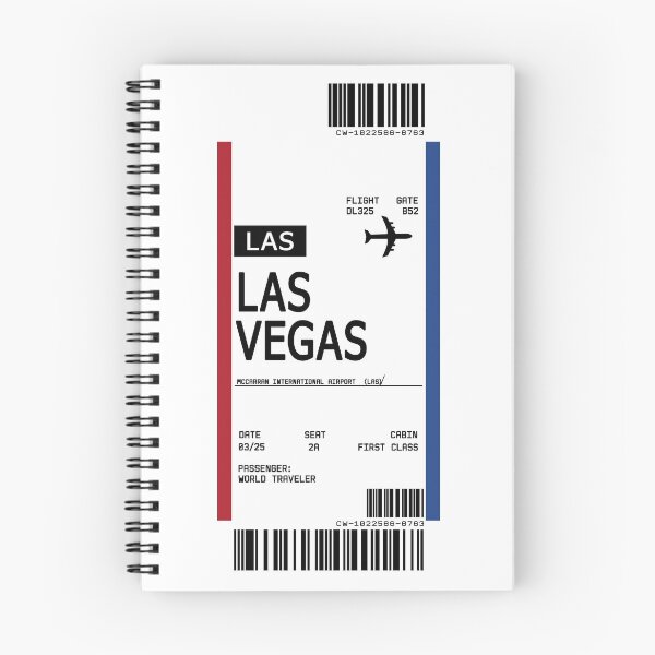 Item preview, First Class Ticket Boarding Pass Las Vegas designed and sold by TimelessChic.