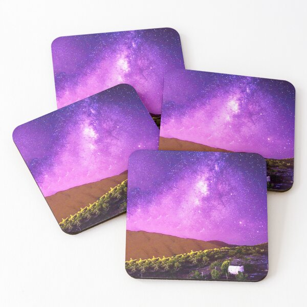 Item preview, View Of Countryside Under Evening Purple Sky designed and sold by Abderrahim Bguiguir.