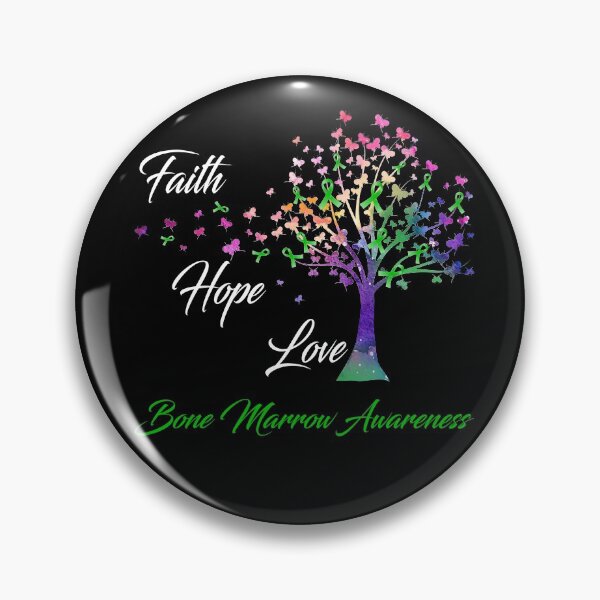 Item preview, Ribbon Tree Faith Hope Love Bone Marrow Awareness designed and sold by Tadmab.