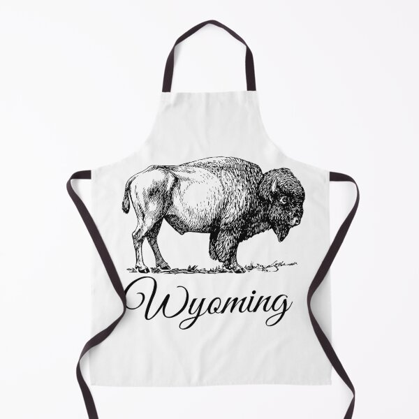 Item preview, Wyoming Script and Buffalo designed and sold by RMHTees.