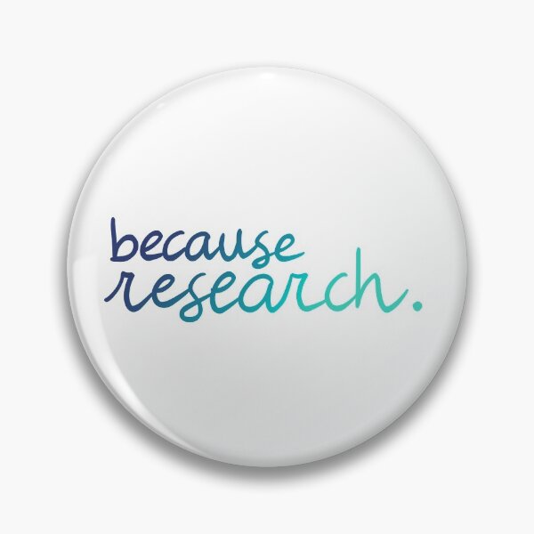 Item preview, because research. (blues) designed and sold by PhDoer.