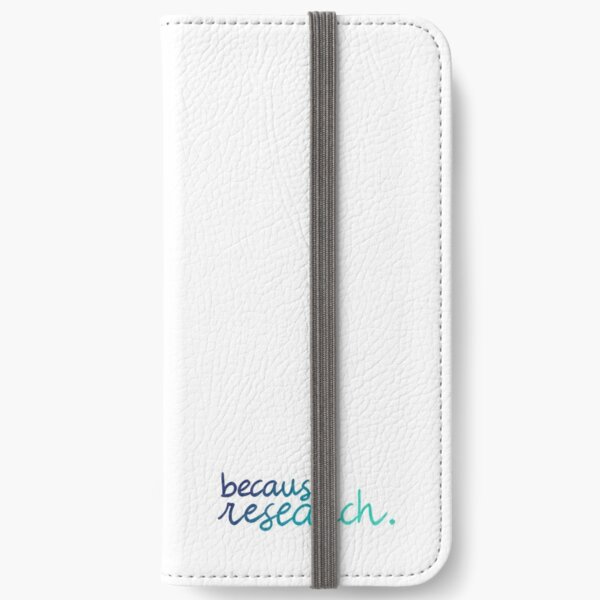 because research. (blues) iPhone Wallet