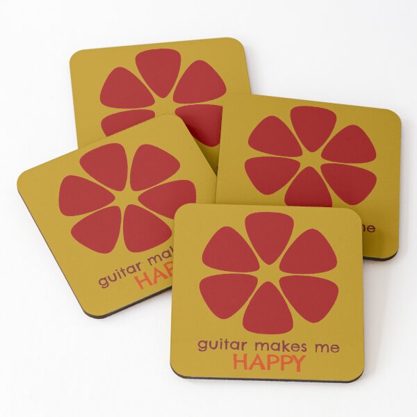 Item preview, guitar makes me happy designed and sold by sandpiperstudio.