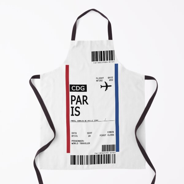 Item preview, First Class Ticket Boarding Pass Paris designed and sold by TimelessChic.