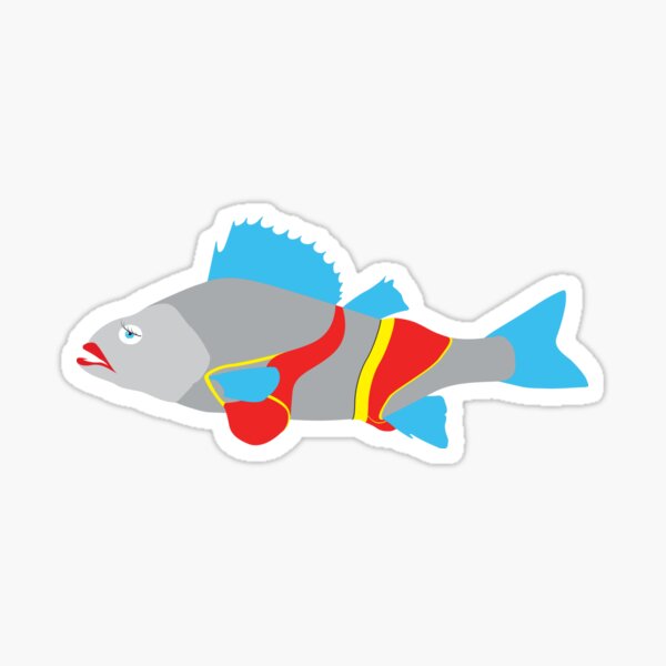 fish underwear Sticker