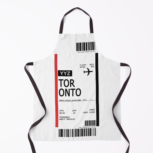 Item preview, First Class Ticket Boarding Pass Toronto designed and sold by TimelessChic.
