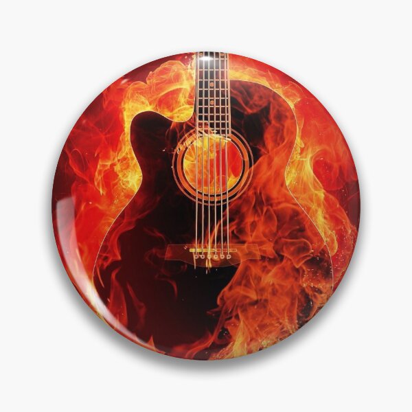 Item preview, Fire Guitar designed and sold by NewCreationPro.