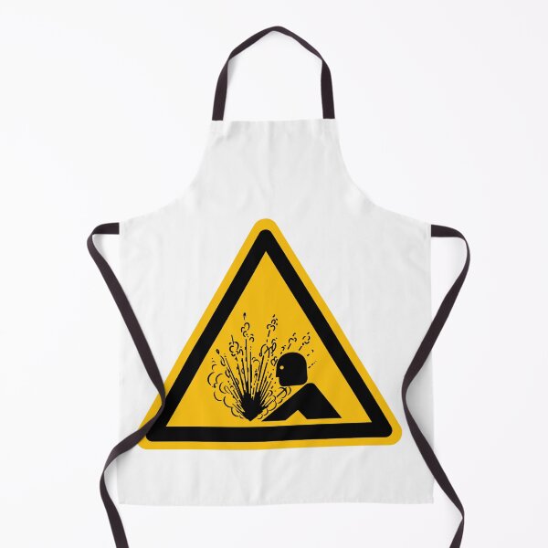 Item preview, Danger Sign - Explosion in face designed and sold by patsyrosedesign.