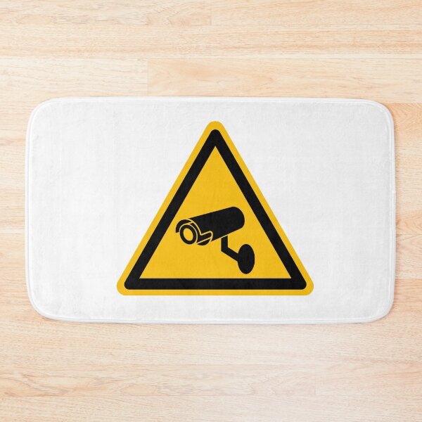 Item preview, CCTV Warning sign designed and sold by patsyrosedesign.