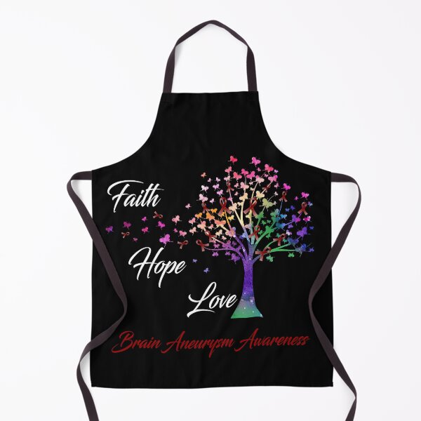 Item preview, Ribbon Tree Faith Hope Love Brain Aneurysm Awareness designed and sold by Tadmab.