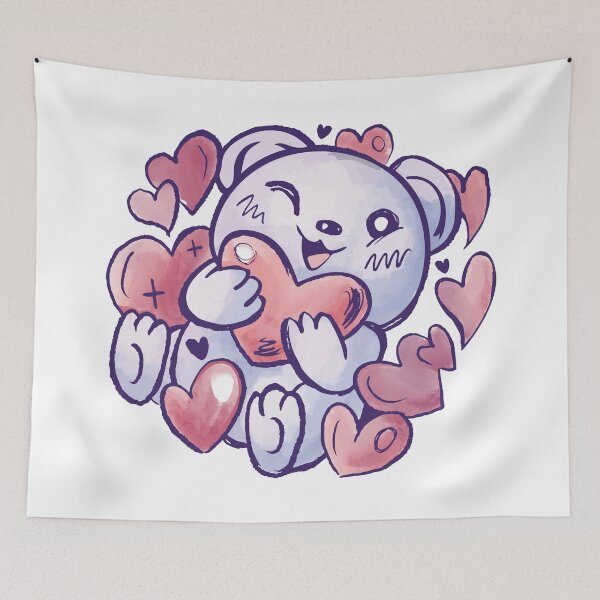 Item preview, Adorable Bear With Hearts designed and sold by infleims.