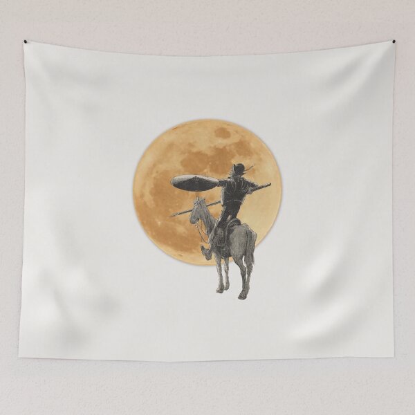 Item preview, Luna de sangre y Don Quijote designed and sold by birdo-art.