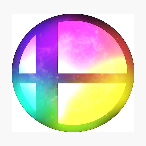 Super Smash Bros Smash Ball Photographic Prints Redbubble