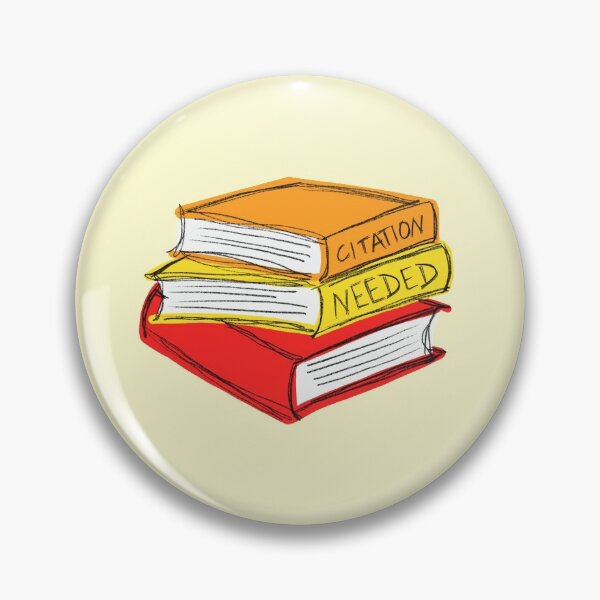 Item preview, Citation Needed - Colorful Books (orange) designed and sold by PhDoer.