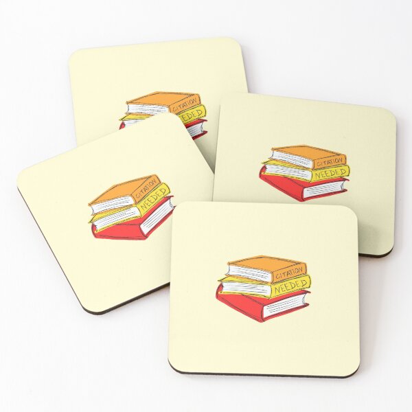 Item preview, Citation Needed - Colorful Books (orange) designed and sold by PhDoer.