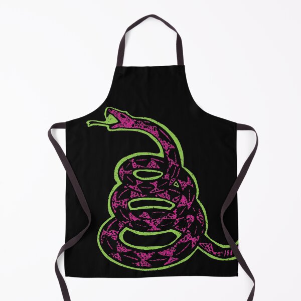 Item preview, Bright Pink and Light Green Distressed 80s New Wave Style Gadsden Snake designed and sold by pelagio.