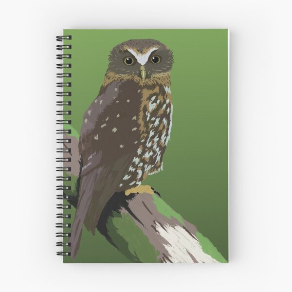 Item preview, Morepork Owl designed and sold by Hali Vanderburg.