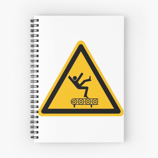Item preview, Warning, Treadmill fall risk  designed and sold by patsyrosedesign.