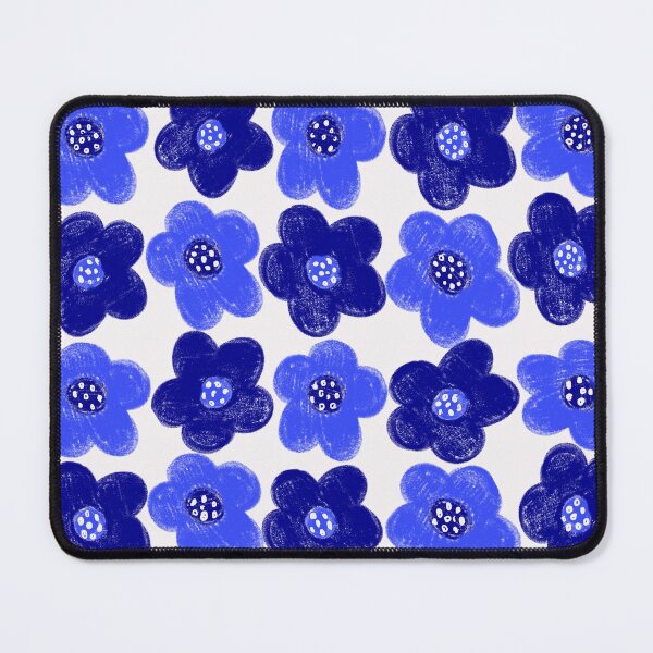 Item preview, Blue & blue flowers designed and sold by dddesignsnj.