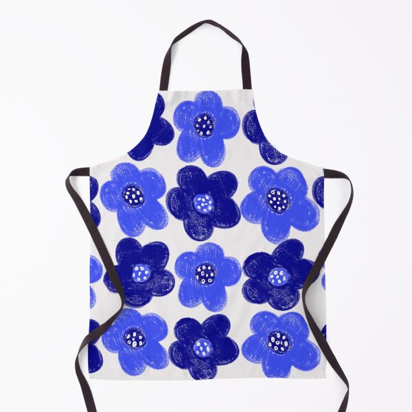 Item preview, Blue & blue flowers designed and sold by dddesignsnj.