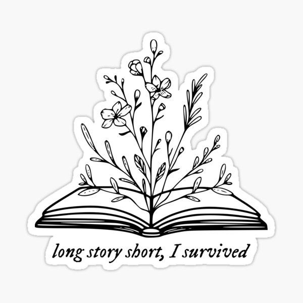 long story short sticker // evermore Sticker for Sale by Shannon Brooke