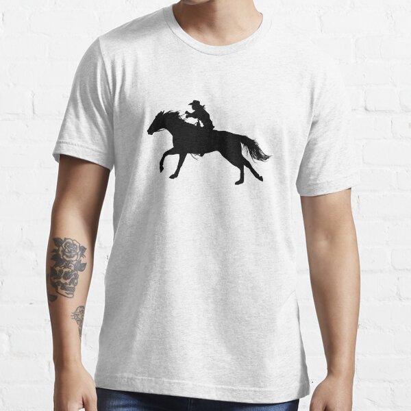 Rodeo Theme - Barrel Racer Silhouette Essential T-Shirt