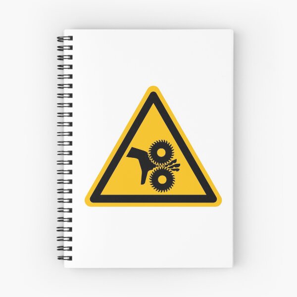 Item preview, Warning, Hand crushing Warning designed and sold by patsyrosedesign.