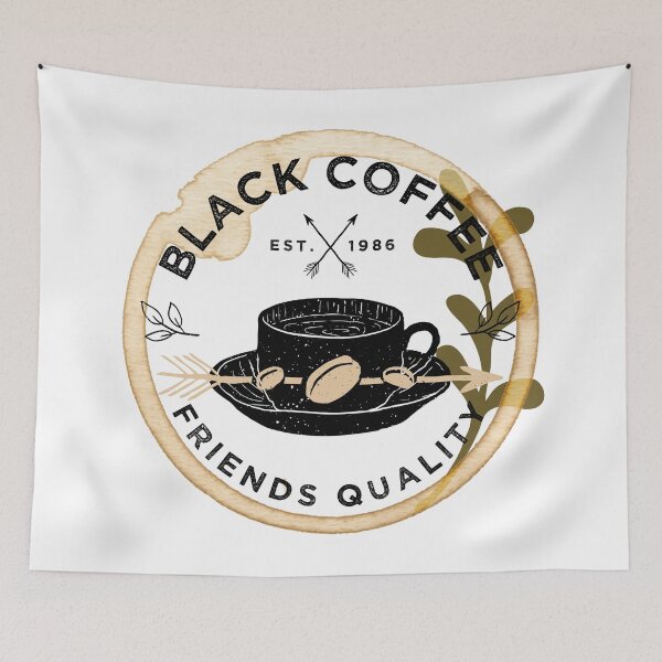 Item preview, BLACK COFFEE FRIENDS QUALITY  designed and sold by harounshirt.